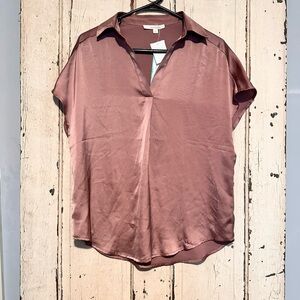 Fun2Fun Erika Satin Dolman Blouse *NWT